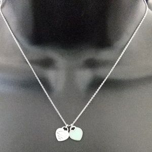 Tiffany & Co. 2 heart necklace
